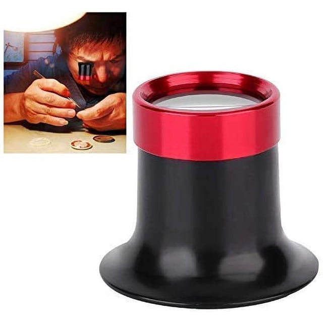 Watchmaker Magnifying Glass, 10x Aluminum Alloy Eye Magnifier Repair for Reading All Precision Work Sewing Repairs