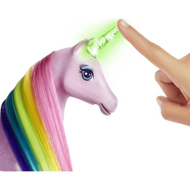 バービーユニコーン Barbie Rainbow Unicorn Dreamtopia Unicorn Lights - Mini dolls for hobby shops - Walmart