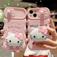 thumbnail image 2 of Sanrio-funda protectora de cámara deslizante 3D Hello kitty para iPhone 14, 13, 12, 11 Pro Max Plus, soporte completo, Y2k, Original Fivean unisex, 2 of 2