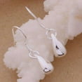 thumbnail image 6 of Tiny Teardrop Silver Matching Necklace and Earrings Set for Woman Female of any age Special Occasion Birthday Holiday, 6 of 10