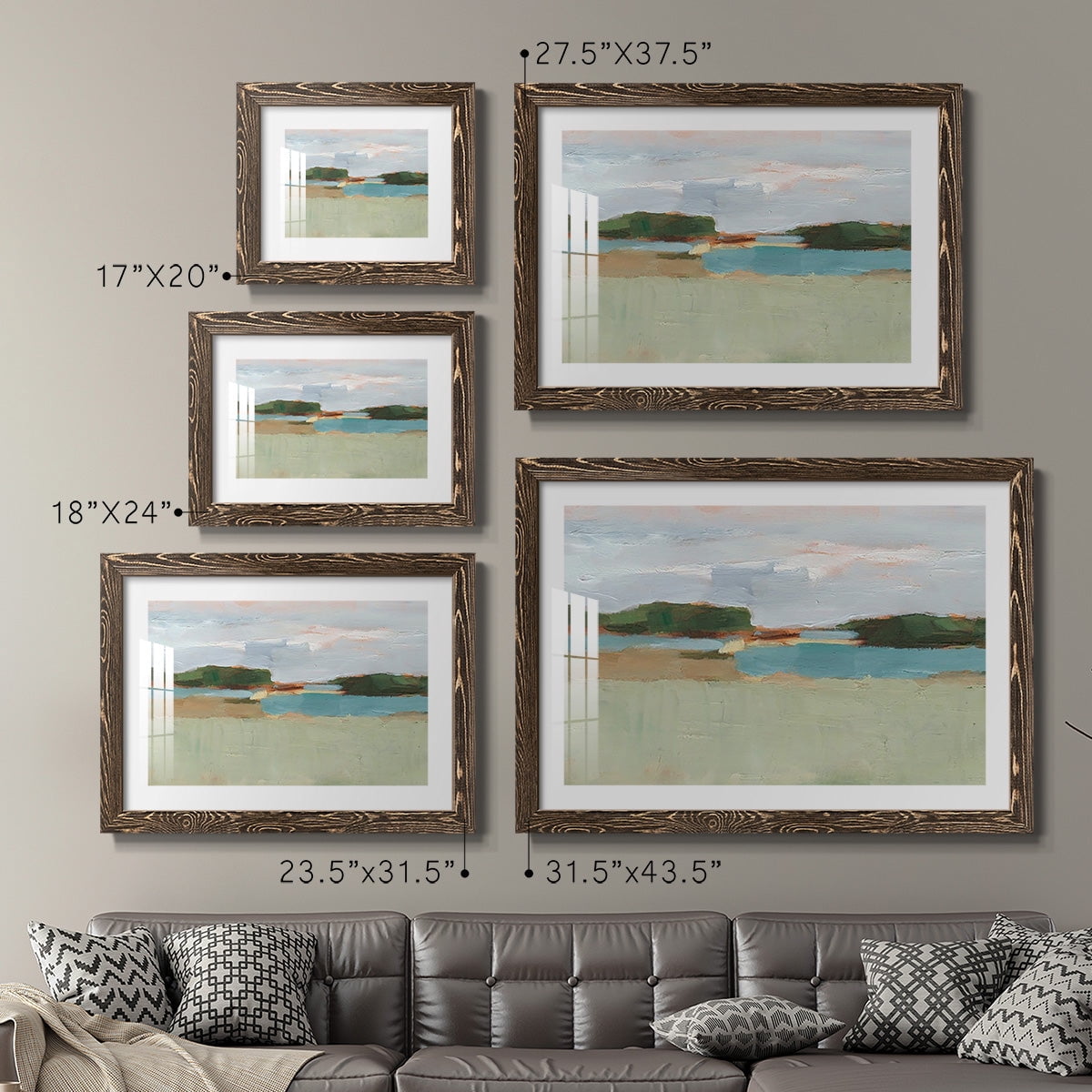 High Noon Vista Study I-Premium Framed Print - Ready to Hang