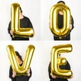 thumbnail image 4 of CSCHome Love Romantic Letter Balloons, 23.6x15.8inch Anniversary Decoration Supplies (Champagne), 4 of 5