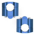 thumbnail image 2 of Bases Adaptadores De Manubrio Para Moto Universal Azul, 2 of 4
