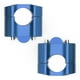 thumbnail image 2 of Bases Adaptadores De Manubrio Para Moto Universal Azul, 2 of 4