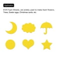 thumbnail image 5 of EVA Foam Sheets Yellow 9.8 Inch x 9.8 Inch 3mm Thick Crafts Foam Sheets 6Pcs, 5 of 6