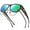 D.glossdemi, Green-chartruesse Mirror, variant on KastKing Chariton Fit-Over Polarized Wrap Around Over Sunglasses for Men and Women, Ideal for Driving Fishing Cycling Running