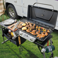 thumbnail image 4 of Cuisinart Prep ‘N Go Folding Gas Grill, Portable Stand-Up Propane Grill with Compact Fold and Storage Tote, 4 of 8