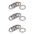 thumbnail image 1 of 20 mm x 3 mm O Anillo Soldado de Flejes Correas de Acero Inoxidable 15Pzs, 1 of 1