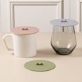 thumbnail image 7 of Shoreew Silicone Cup Lids Multicolored Flexible Mug Covers Hot Cup Lid Coffee Tea Coaster High-Temperature Resistant Coaster Dustproof Leakproof Cup Lids, 7 of 7