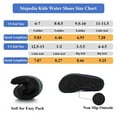 thumbnail image 2 of Stepedia Kids Water Shoes Boys Girls Water Beach Shoes Toddler Quick Dry Swim Shoes Black, 2 of 5