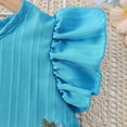 thumbnail image 5 of UYYX Summer Clothes For Girls 6T Girls Clothes Toddler Girl Clothes Top Shorts And Cute Toddler Girls Summer Outfits Clothing Set, 5 of 7