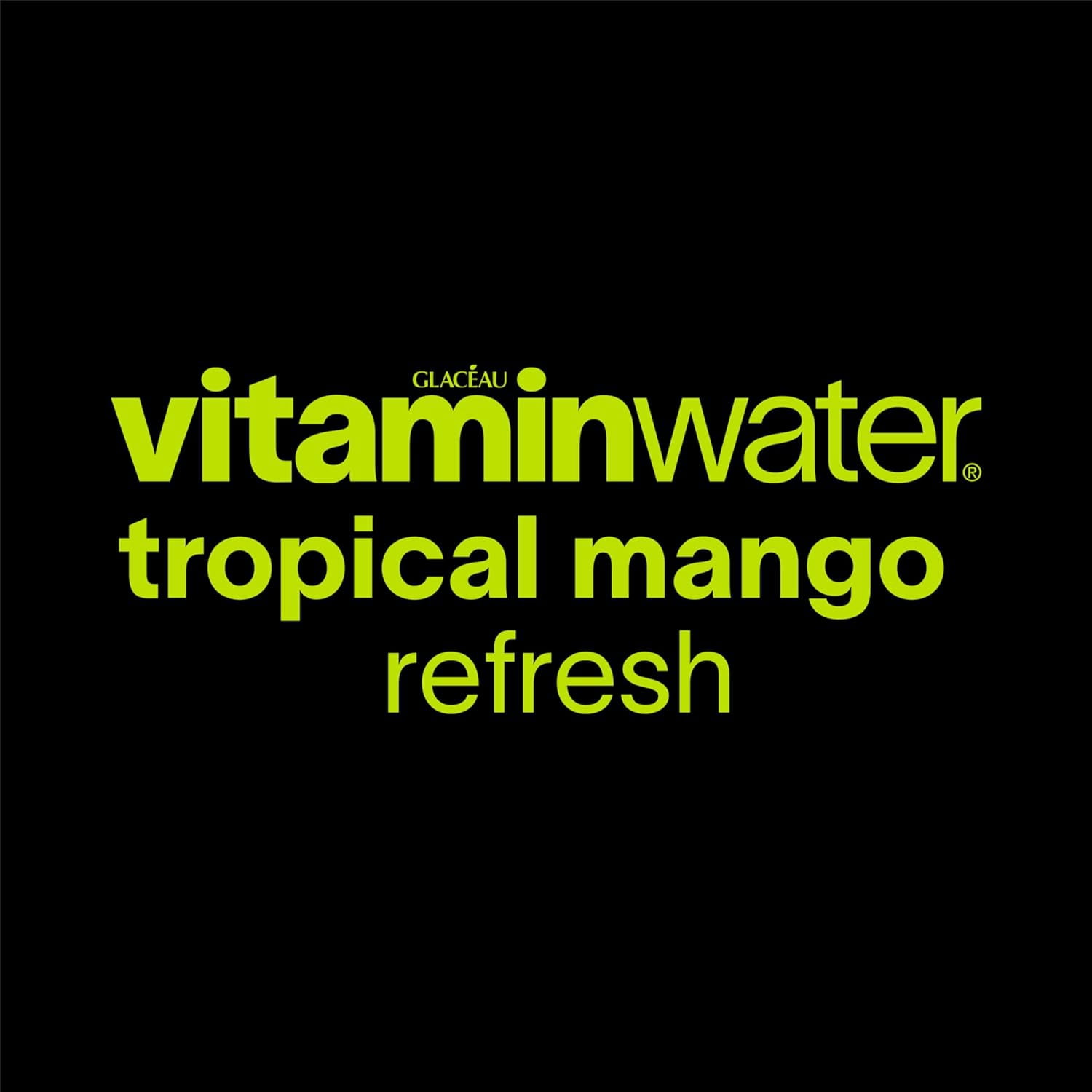 vitaminwater refresh Tropical Mango Nutrient Enhanced Water Beverage, Naturally Flavored, 4 Count