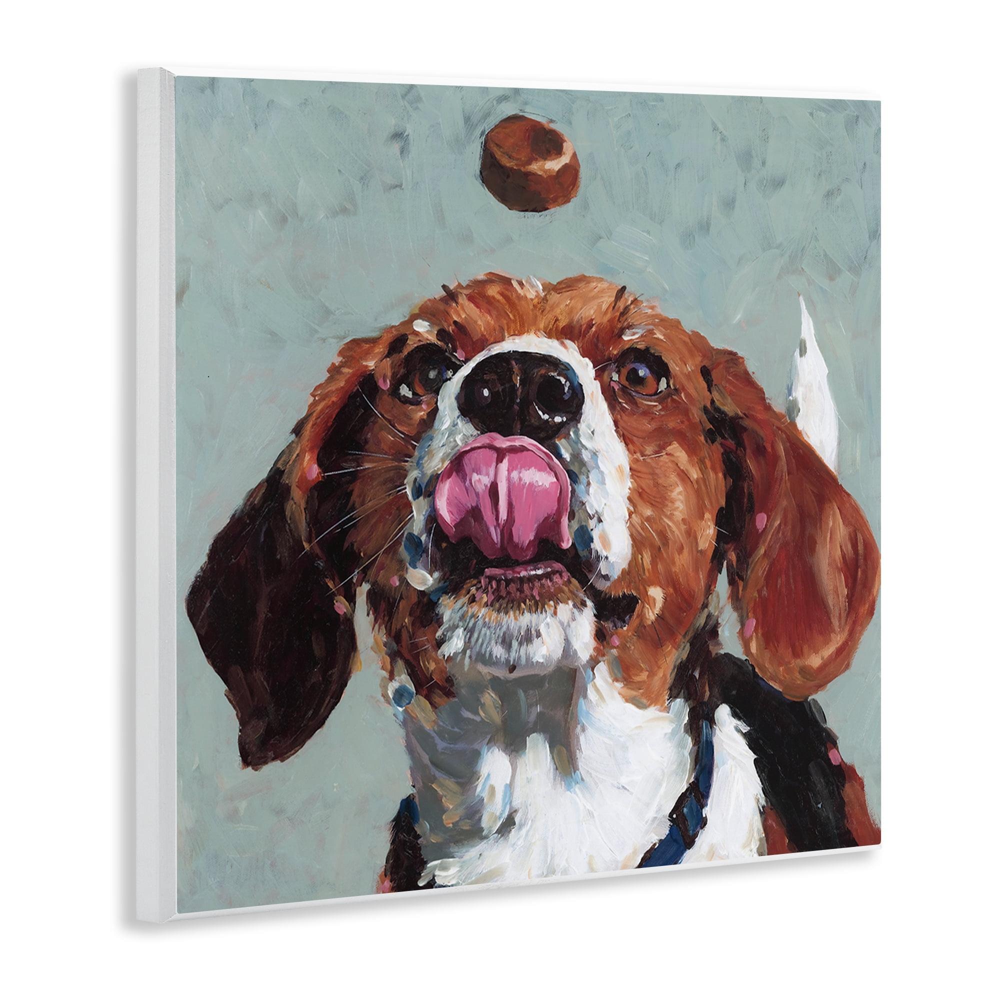 Stupell Industries Beagle Treat Excitement Wall Plaque Art, design by Studio Bautista