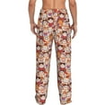 thumbnail image 3 of Balery Maneki-Neko Cats print Men's Pajama Pants,Ultra Lightweight Pjs,Lounge Pant-Small, 3 of 9