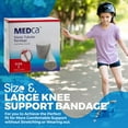 MEDca Elastic Tubular Support Bandage Size E Natural Color (3.5" x 33