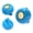 Blue, variant on Mini Clip-on Fan for Waist and Collar, 360 Degree Rotatable Portable Personal Fan, 900mAh Battery Operated Wearable Fan with 60 Hidden Blades, 2.7 inch(1 pcs))