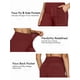 thumbnail image 4 of Pantalones de Yoga para Mujer, de Pierna , con Bolsillos, Cintura Alta, Elásticos, Informales, Deportivos. Vino Tinto XL, 4 of 10