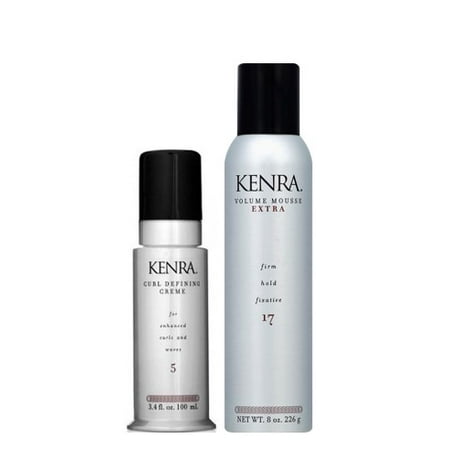 Kenra Curl Defining Crème and Volume Hair Mousse Kit