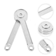 thumbnail image 1 of WESIEVYA 2Pcs Hydraulic Support Cabinet Hinge Rod Silver Zinc Alloy for Adults, 1 of 4