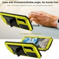 thumbnail image 6 of Compatible Samsung Galaxy S23 Plus Case with Camera Cover and Screen Protector,6ft Drop Tested Full Body Protective Metal Case for Samsung S23+ Case Galaxy S23 Plus Phone Case Men Yellow, 6 of 15