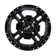 thumbnail image 4 of 4/156 Tusk 185-277-00104173-12B119 Beartooth Wheel 14x7 5.0 + 2.0 Matte Black for Polaris Sportsman 550 Eps 2012-2014, 4 of 8