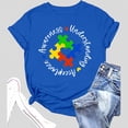 thumbnail image 2 of CHENge Autism Awareness Shirt Women Autism Acceptance Tshirt Autistic Mom Shirts ASD Inspirational Bow Graphic Tee, 2 of 4