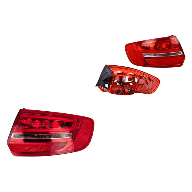 Par de Calaveras A3 2009 A 2012 Audi Ext C/Leds DEPO .