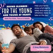 Dippin Dots Melatonin 2.5mg Sleep Gummies Sleep Support Supplement, 120 Count