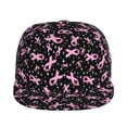 thumbnail image 2 of Daiia Breast Cancer Awareness (2) print Flat Bill Hats Flat Brim Trucker Cap Baseball Cap Adjustable Classic Low Profile Hat Unconstructed Plain Cap, 2 of 9