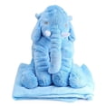 thumbnail image 1 of Muñeco De Felpa Almohada APPEASE TOYS Elefante Azul Con Manta, 1 of 4