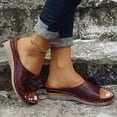 thumbnail image 6 of Bkhluea Women Wedge Slide Sandals Flower Decor Comfortable Shoes For Home Travel Casual Daily Outdoor Walking Activities, 6 of 7