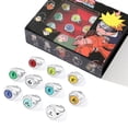 thumbnail image 2 of 10pcs/SET Naruto Akatsuki Metal Rings Anime Itachi Figure Cosplay Action Accessory Jewerly Cool Boys Children Kids Toys Gifts Gao Jinjia LED, 2 of 2