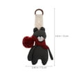 thumbnail image 2 of WHAMVOX 2pcs Stuffed Animal Bear Backpack Key Chain Plush Key Chain Cute Bear Key Chain for Party Favors Kindergarten Classroom School, 2 of 8