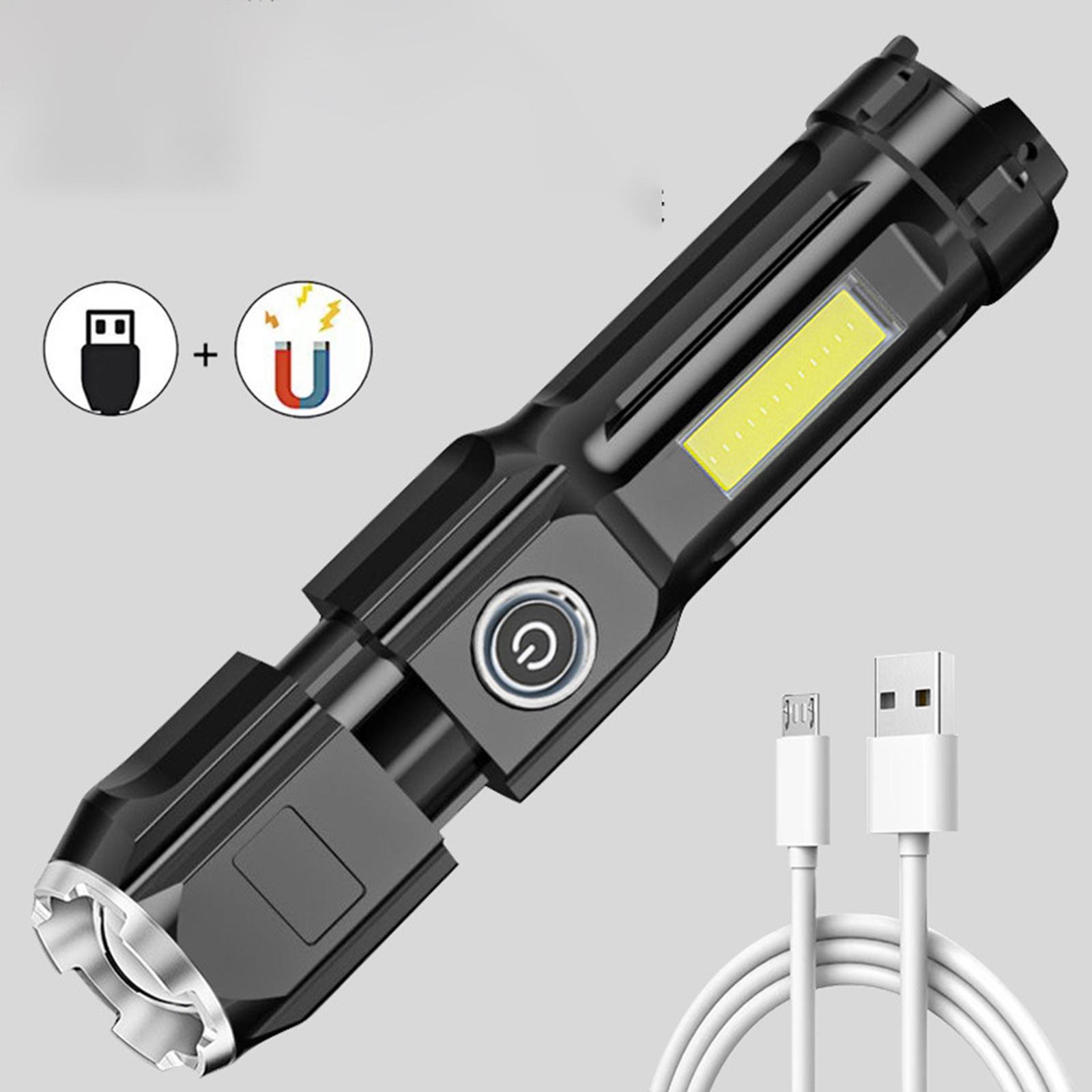 Lampe De Poche Coast LED Noire - Fonctionne Avec Piles AAA - En Plastique - Occasion
