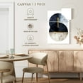 thumbnail image 5 of Elephant Stock Dark Navy Wall Art - Vertical Multi Panel Canvas - Living Room Wall Decor - Abstract Multi Panel - White And Gold Decor By Urban Epiphany - 20" x 32", 5 of 8