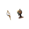 thumbnail image 6 of CarpNettore Art Statue Figurine Abstract Sculpture Figurine Globe Figurine Table Clock Desktop Collectible Resin Material Suitable for Office Home Decoration Gift, 6 of 8
