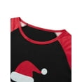 thumbnail image 5 of Meihuid Family Matching Pajamas Christmas Pjs Holiday Nightwear Sleepwear Sets Long Sleeve Pjs Santa Claus Xmas Pjs Set, 5 of 9