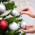 thumbnail image 3 of Ganchos para árbol de Navidad FloreceBien, ganchos verdes para adornos, mini colgadores para árbol de Navidad, corona, enredadera navideña, 3 of 5