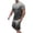 Dark Gray, variant on Men's Summer Casual T Shirt and Shorts Set Short Sleeve 2 Piece Outfits Fashion Athletic Tracksuit Sweatsuit Dark Gray XL