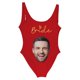 thumbnail image 1 of MKLEKYY Trajes De Baño Mujer Completo Women Fashion Diy Letter Print Piece Swimsuit Sexy Bikini Swimwear Bathing Sleeveless Backless Swimsuit 649, 1 of 3