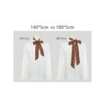 thumbnail image 7 of INSPIRE CHIC Floral Chiffon Scarves Square Skinny Long Neck Scarf Neckerchief Long-Dark Red 140x5cm, 7 of 7