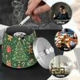 thumbnail image 4 of Yayeee Ashtray with Lid for Cigarette Smokeless Stainless Steel Home Ash Holder, Christmas Tree, 4 of 7
