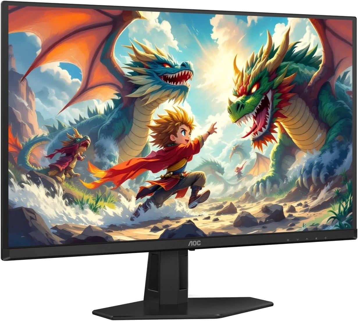 AOC 27" QD OLED Gaming Monitor, QHD 2560x1440, 240Hz, 0.03ms GtG, G-SYNC Compatible, HDR Ready, DisplayPort, HDMI, VESA Mountable, Console Gaming Ready, Q27GAZD