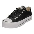 thumbnail image 1 of Converse Espadrille Chuck Taylor All Star Lift Clean pour Femme, Noir/noir/blanc, 8, 1 of 6