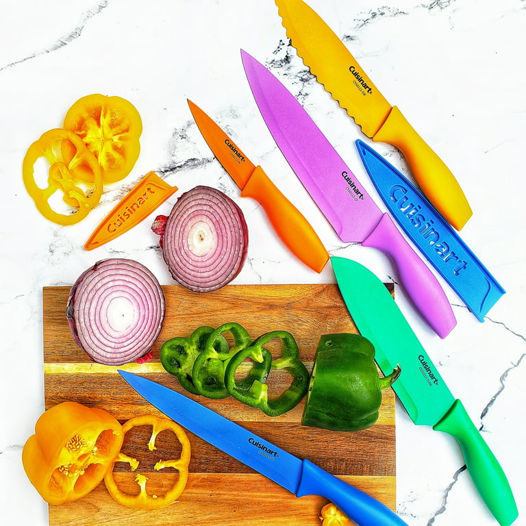 Cuisinart Advantage Tie Dye Print 6-Pc. Chef Cutlery Set 3 knives