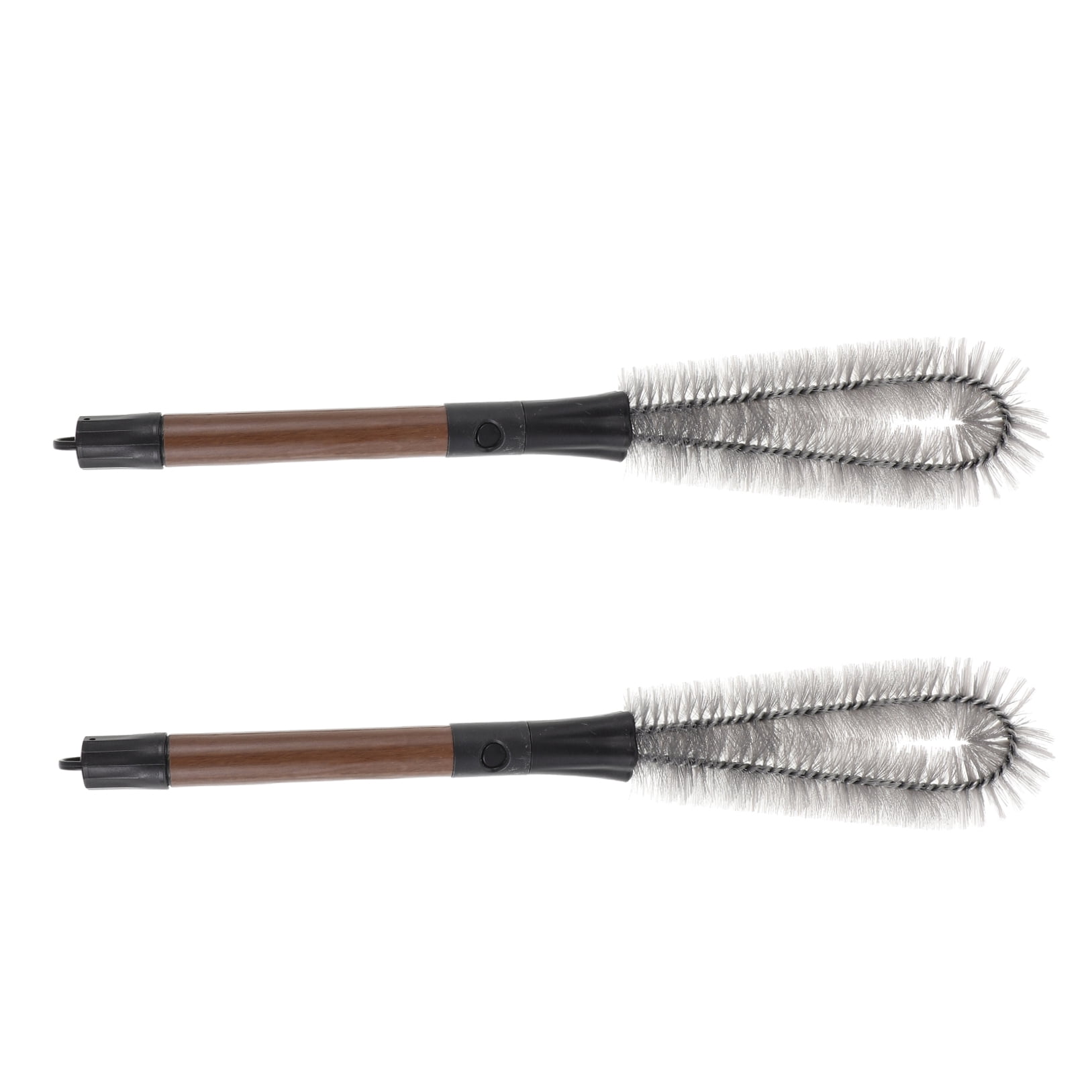 ELAYARD 2Pcs Kitchen Scrub Brush with Detachable Handle for Deep Cleaning Bottles and Juicers