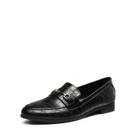 

Dream Pairs Women s Fashion Comfortable Loafers Leather Penny Loafers Flats Shoes SDLS2312W BLACK-STONE Size 10