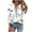 White, variant on Summer Tops for Women 2025 Trendy Fitted Red Shirts for Women Plus Short Sleeve Tunic Tops for Women 3Xl