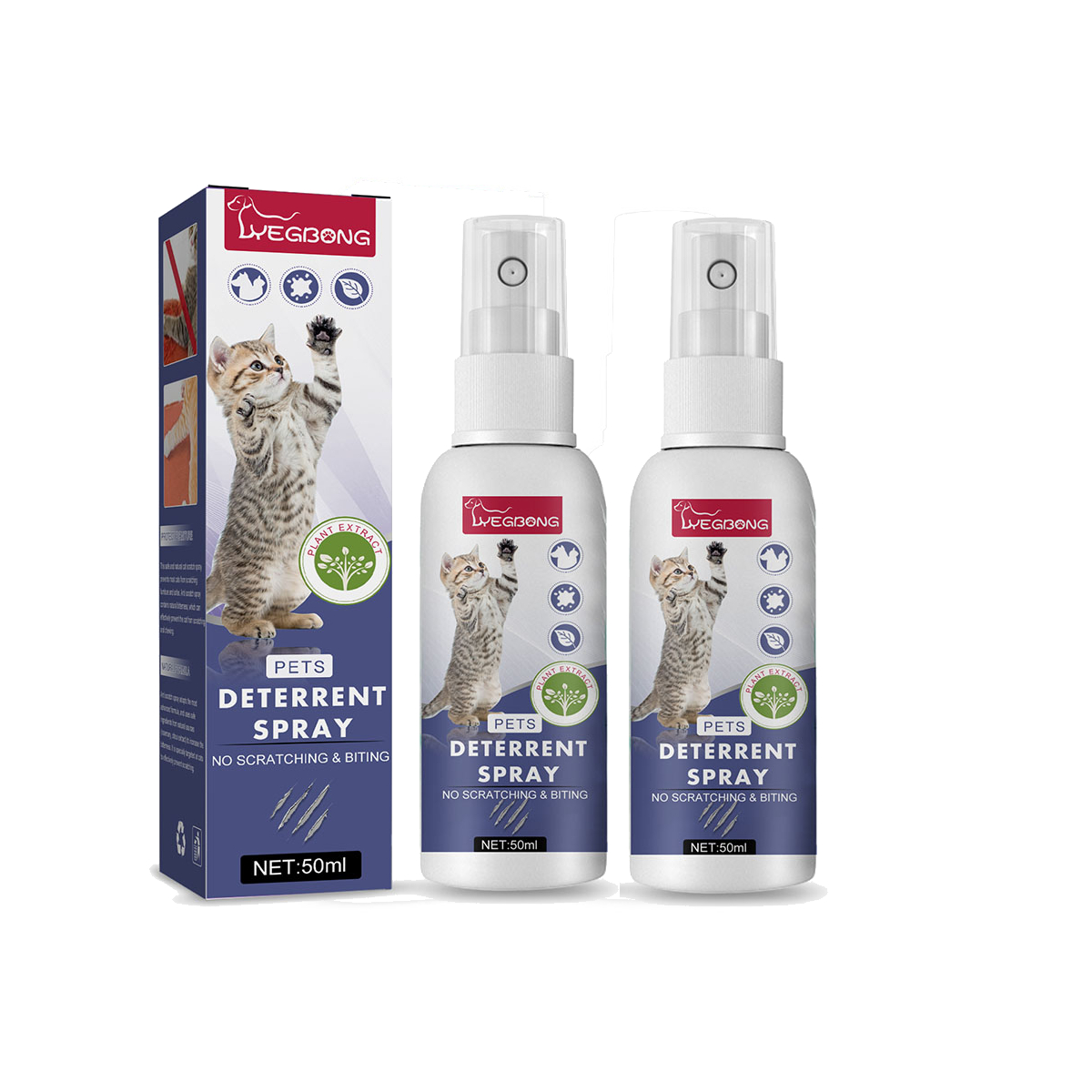 Smrinog 100ml Cat Scratch Deterrents Spray Training Aid Natural Plant
