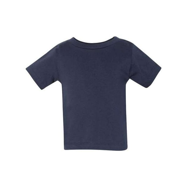 Camiseta de manga corta Bella + Canvas Infant Jersey 18-24MOS NAVY bella lienzo 3001B
